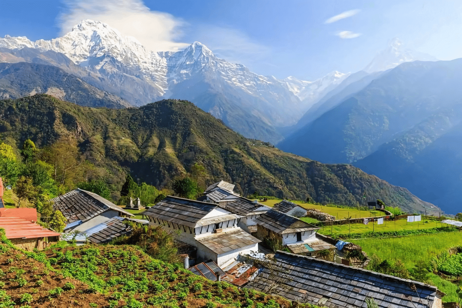 Majestic mountains, rivers, and cultural landmarks of Nepal, ideal for travelers booking tours from Delhi with Tripvedas Yatra & Holidays, India’s trusted travel agency.