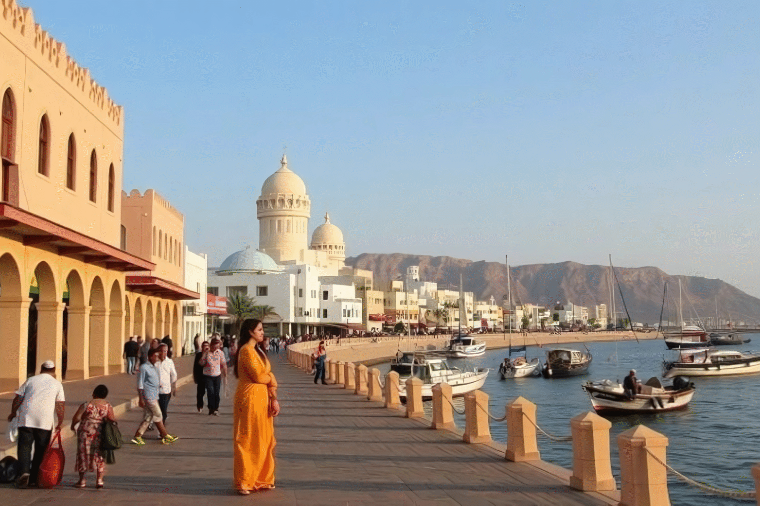 Scenic view of Oman showcasing deserts, mountains, and cultural attractions, ideal for travelers booking tours from Delhi with Tripvedas Yatra & Holidays, one of the best travel agencies in Delhi and India.