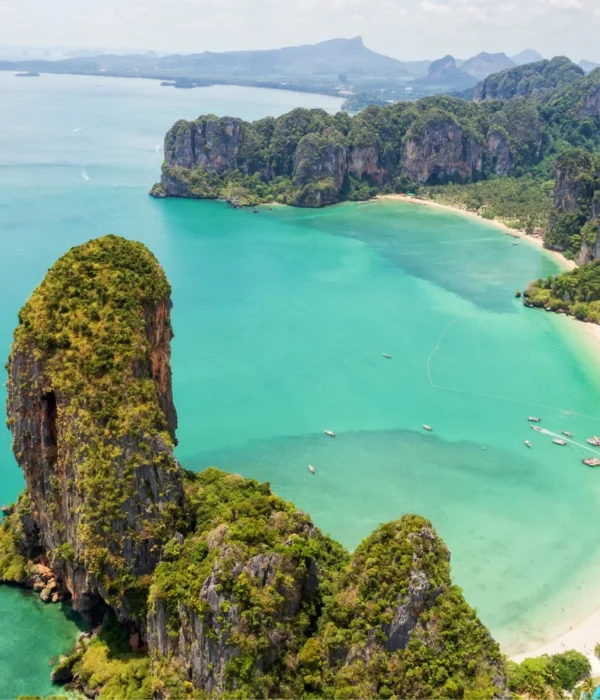 Scenic view of Thailand’s pristine beaches during the 6N/7D Krabi, Phuket, and Phi Phi Island tour, offering travelers a perfect blend of adventure, relaxation, and tropical island experiences.