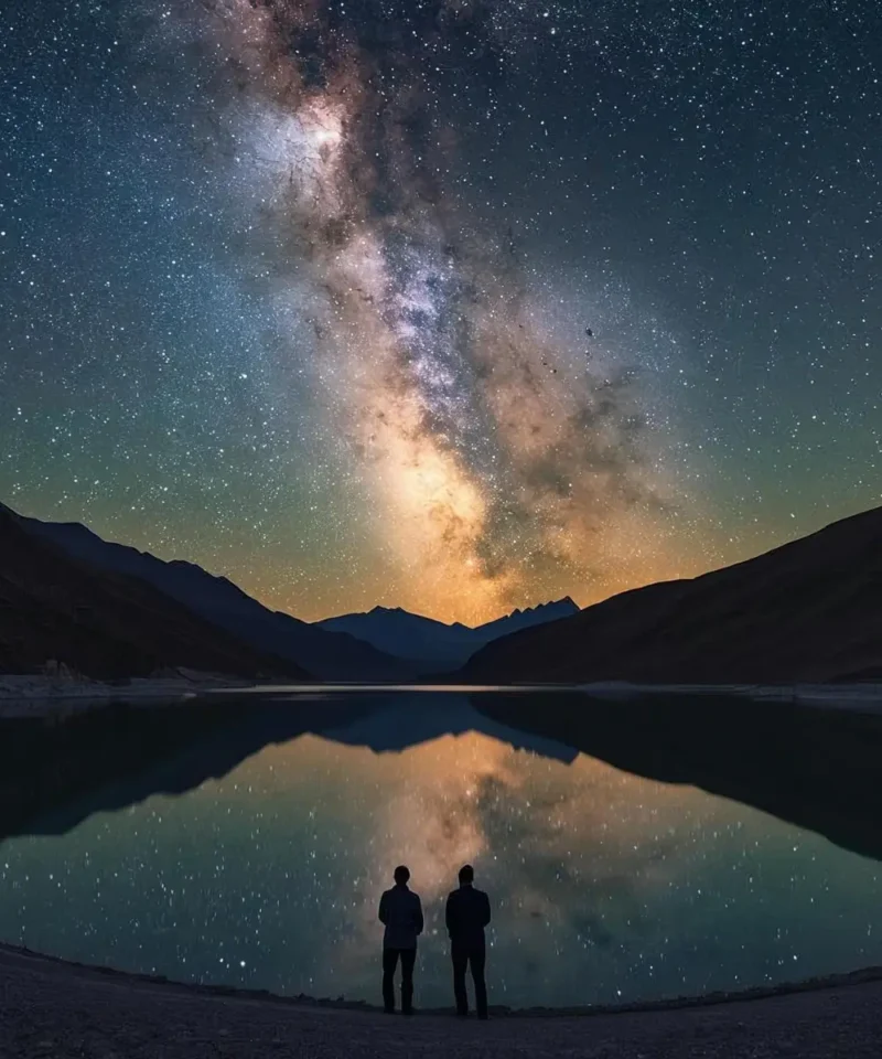 Motorcyclists riding on the winding mountain roads of Leh Ladakh during a high-altitude expedition with Tripvedas Yatra and Holidays