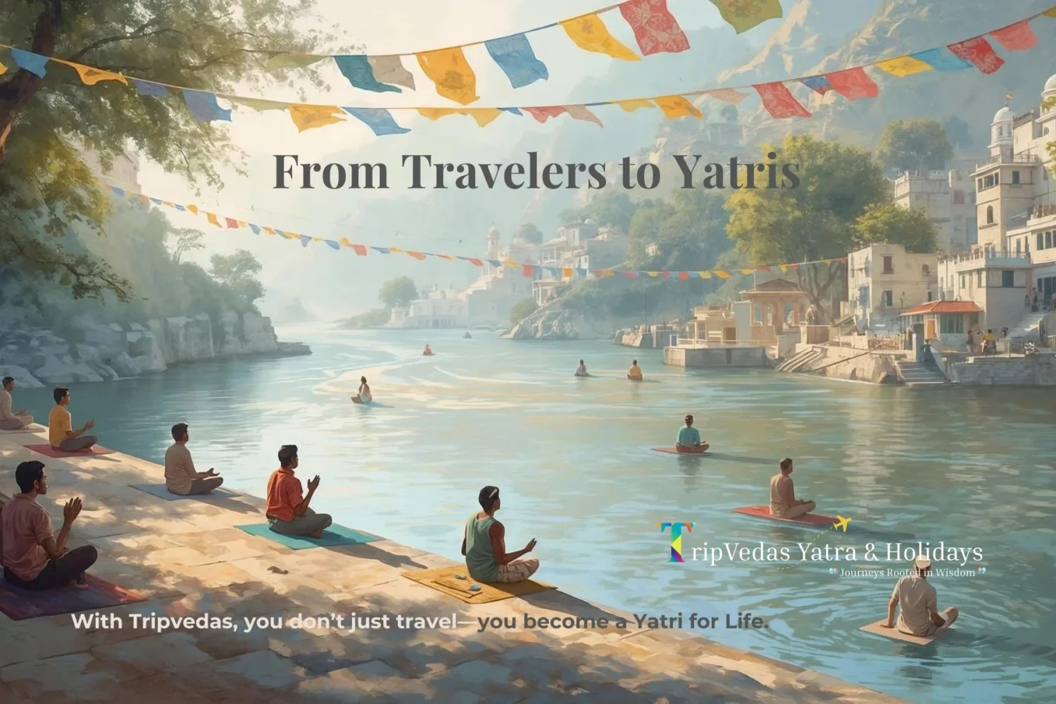 TripVedas Yatra & Holidays travel slide showcasing Delhi and India tour packages and holiday trips